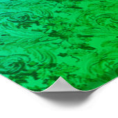 Nur Mama Superstar Blue & Green Star My Life Poster (Ecke)