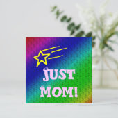 Nur Mama Superstar Einladung (Stehend Vorderseite)