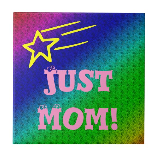 Nur Mama Superstar Fliese (Vorderseite)