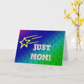 Nur Mama Superstar Karte (Gelbe Blume)