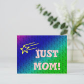 Nur Mama Superstar Postkarte (Stehend Vorderseite)