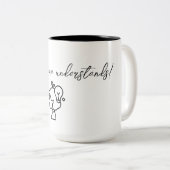 Nur Mama versteht! Zweifarbige Tasse (VorderseiteRechts)