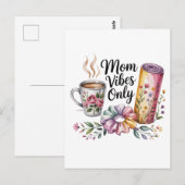 Nur Mamma Vibes Postkarte (Vorne/Hinten)