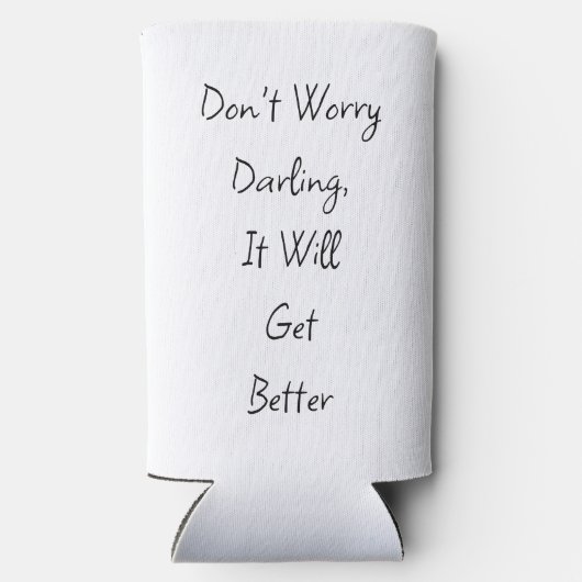 Nur, manchmal! Funny Bad Day Selters Dosenkühler (Rückseite)