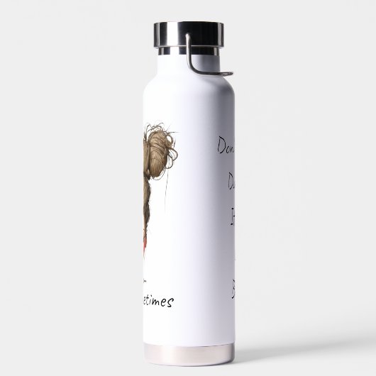 Nur, manchmal! Funny Bad Day Trinkflasche (Links)