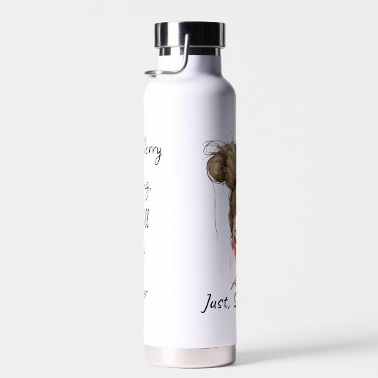 Nur, manchmal! Funny Bad Day Trinkflasche (Rechts)