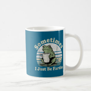 Nur manchmal furzen Ich Frosch Geschenk Kaffeetasse