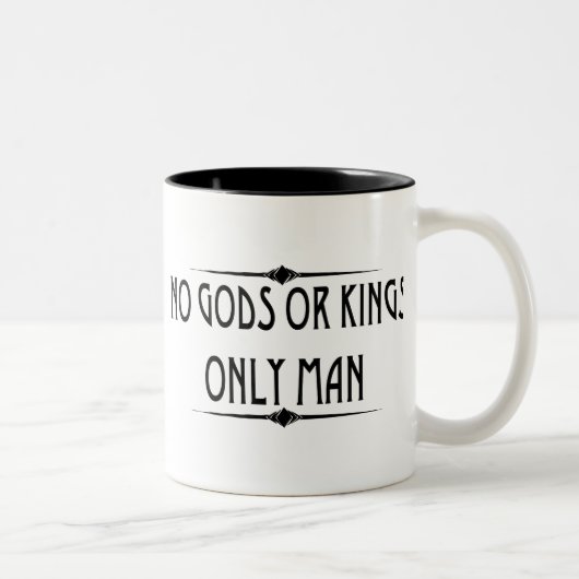 Nur Mann-Tasse Zweifarbige Tasse (Rechts)