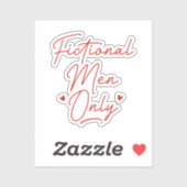 Nur Männer Aufkleber (Blatt)