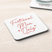 Nur Männer Getränkeuntersetzer (Linke Seite)