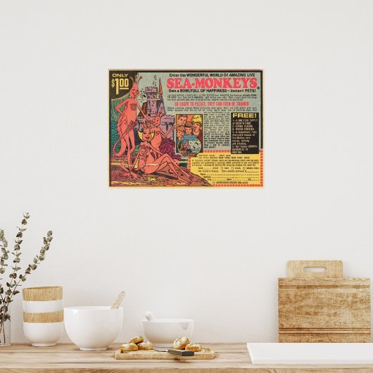 Nur Meeressäuger 1 Poster (Küche)