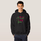 Nur Meerjungfrau-Zone in Hot Pink und Neon Green Hoodie (Vorne ganz)
