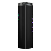 Nur Meerjungfrau Zone in Neon Green und Lila Thermosbecher (Rückseite)