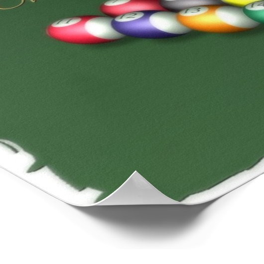 Nur mein Ball versteht mich Poster (Ecke)