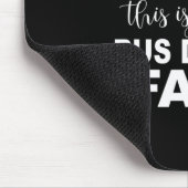 Nur mein Busfahrerstand Mousepad (Ecke)