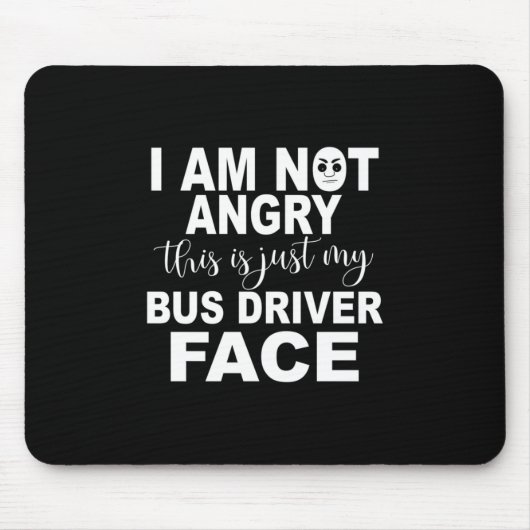 Nur mein Busfahrerstand Mousepad (Vorne)