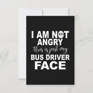 Nur mein Busfahrerstand RSVP Karte