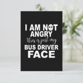 Nur mein Busfahrerstand RSVP Karte (Stehend Vorderseite)