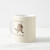 Nur mein Gerbil versteht mich Funny Pet Keeper Mam Kaffeetasse (Vorderseite Links)