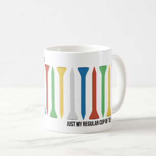 Nur mein regelmäßiger Cup mit T-Shirt Golf Kaffeetasse