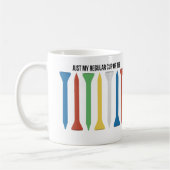 Nur mein regelmäßiger Cup mit T-Shirt Golf Kaffeetasse (Links)