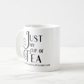 Nur mein Teebecher Kaffeetasse (Vorderseite Links)