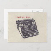 "Nur mein Typ" Postkarte (Vorne/Hinten)