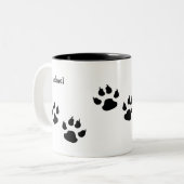 Nur meine Cat-Tasse Zweifarbige Tasse (Vorderseite Links)