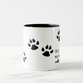Nur meine Cat-Tasse Zweifarbige Tasse (Mittel)