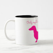 NUR MEINE DACKEL VERSTEHT TASSE (Links)