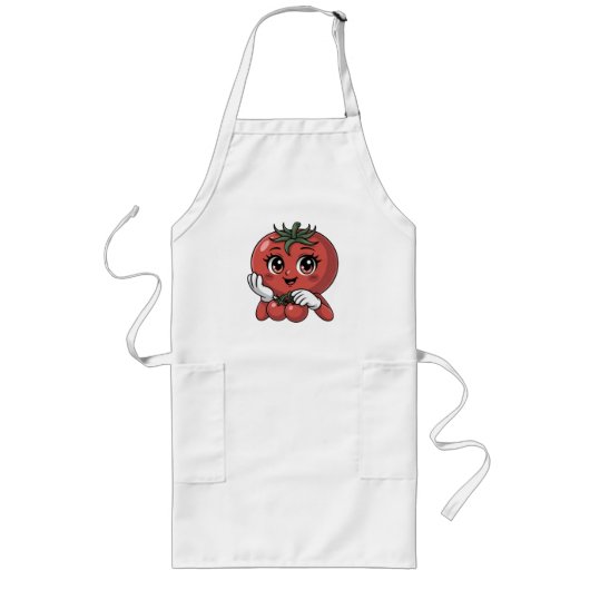 Nur meine Tomate Lange Schürze (Vorne)