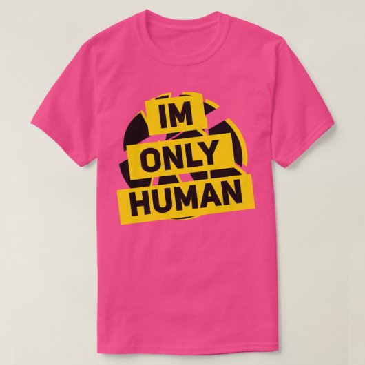 nur menschlich T-Shirt (Design vorne)