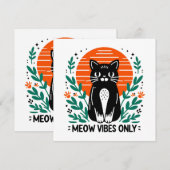 Nur Meow-Vibes (Vorne/Hinten)