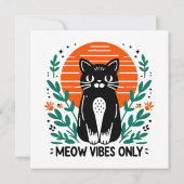 Nur Meow-Vibes (Rückseite)