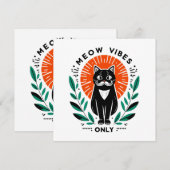 Nur Meow-Vibes (Vorne/Hinten)