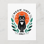 Nur Meow-Vibes Begleitkarte (Rückseite)