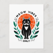 Nur Meow-Vibes Begleitkarte (Vorderseite)