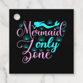 Nur Mermaid-Zone Geschenkanhänger (Vorderseite)
