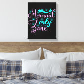 Nur Mermaid-Zone Leinwanddruck (Insitu (Schlafzimmer))