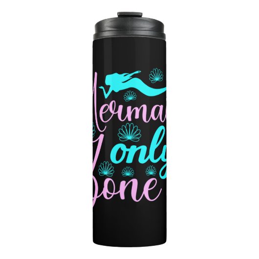 Nur Mermaid-Zone Thermosbecher (Vorderseite)