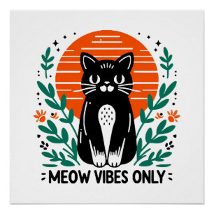 nur Miau-Stimmung Poster