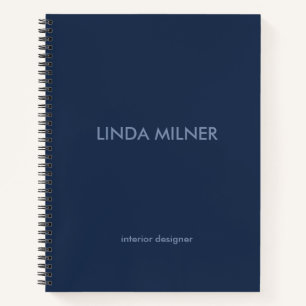 Nur minimales Geschäft Notizblock