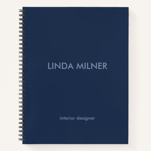 Nur minimales Geschäft Notizblock (Vorderseite)