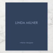 Nur minimales Geschäft Weinetikett (Einzelnes Label)