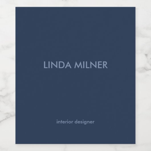 Nur minimales Geschäft Weinetikett (Einzelnes Label)