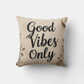 Nur Minimalistisch gute Vibes Kissen