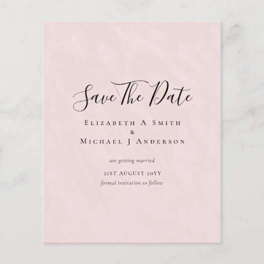 NUR Minimalistische HAUSHALTSDATEN FÜR DEN klassis Flyer (Vorne)