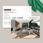 Nur Minimalistische Immobilien zum Verkauf Marketi Postkarte<br><div class="desc">Minimalistisches Real Anwesen Property For Sale Marketing Postkarte mit Platz für Ihr Logo und ein großes Foto. Diese komplett anpassbare Schwarz-Weiß-Marketing-Postkarte aus echtem Anwesen bietet ein einfaches Design mit Platz für Ihre benutzerdefinierten Text- und Eigenschaftendetails. Eine einfache Möglichkeit,  Ihre Immobilien-Inserate zu werben,  um Käufer in der Umgebung zu suchen.</div>