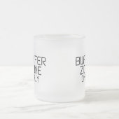 Nur minimalistische Pufferzone Mattglastasse (Mittel)