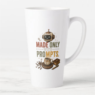 Nur mit Aufforderungen gemacht Funny Ai Kaffee Rob Milchtasse